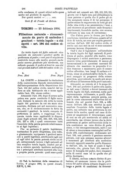 Annali della giurisprudenza italiana raccolta generale delle decisioni delle Corti di cassazione e d'appello in materia civile, criminale, commerciale, di diritto pubblico e amministrativo, e di procedura civile e penale