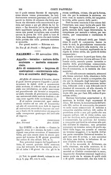 Annali della giurisprudenza italiana raccolta generale delle decisioni delle Corti di cassazione e d'appello in materia civile, criminale, commerciale, di diritto pubblico e amministrativo, e di procedura civile e penale