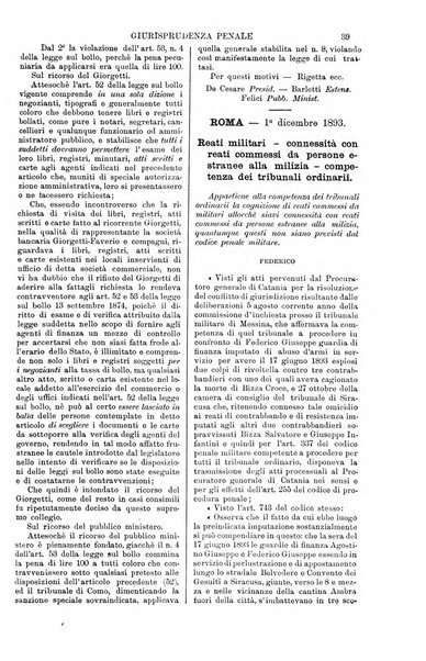 Annali della giurisprudenza italiana raccolta generale delle decisioni delle Corti di cassazione e d'appello in materia civile, criminale, commerciale, di diritto pubblico e amministrativo, e di procedura civile e penale