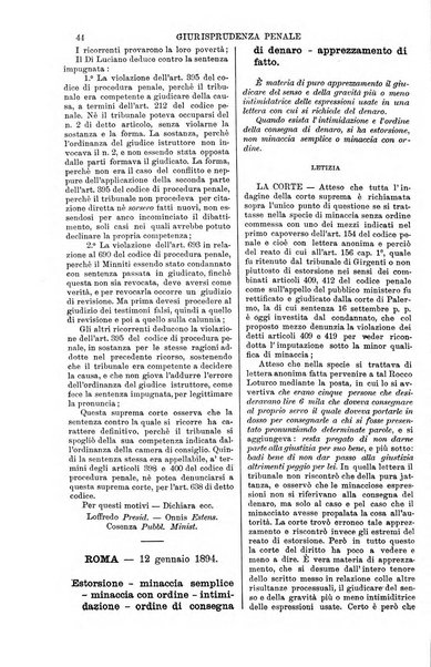 Annali della giurisprudenza italiana raccolta generale delle decisioni delle Corti di cassazione e d'appello in materia civile, criminale, commerciale, di diritto pubblico e amministrativo, e di procedura civile e penale