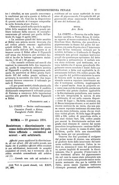 Annali della giurisprudenza italiana raccolta generale delle decisioni delle Corti di cassazione e d'appello in materia civile, criminale, commerciale, di diritto pubblico e amministrativo, e di procedura civile e penale