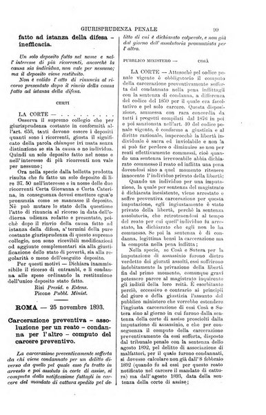 Annali della giurisprudenza italiana raccolta generale delle decisioni delle Corti di cassazione e d'appello in materia civile, criminale, commerciale, di diritto pubblico e amministrativo, e di procedura civile e penale