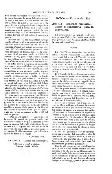 Annali della giurisprudenza italiana raccolta generale delle decisioni delle Corti di cassazione e d'appello in materia civile, criminale, commerciale, di diritto pubblico e amministrativo, e di procedura civile e penale