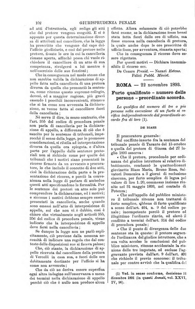 Annali della giurisprudenza italiana raccolta generale delle decisioni delle Corti di cassazione e d'appello in materia civile, criminale, commerciale, di diritto pubblico e amministrativo, e di procedura civile e penale