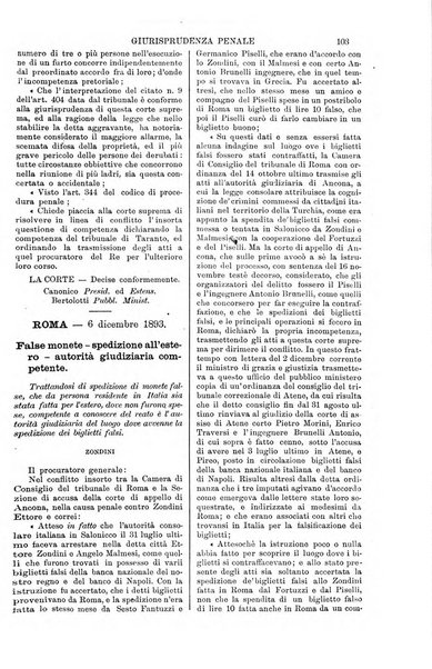 Annali della giurisprudenza italiana raccolta generale delle decisioni delle Corti di cassazione e d'appello in materia civile, criminale, commerciale, di diritto pubblico e amministrativo, e di procedura civile e penale