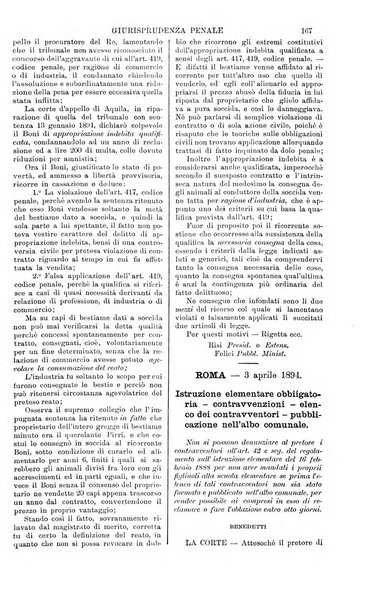 Annali della giurisprudenza italiana raccolta generale delle decisioni delle Corti di cassazione e d'appello in materia civile, criminale, commerciale, di diritto pubblico e amministrativo, e di procedura civile e penale