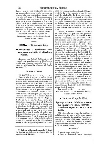 Annali della giurisprudenza italiana raccolta generale delle decisioni delle Corti di cassazione e d'appello in materia civile, criminale, commerciale, di diritto pubblico e amministrativo, e di procedura civile e penale