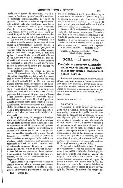 Annali della giurisprudenza italiana raccolta generale delle decisioni delle Corti di cassazione e d'appello in materia civile, criminale, commerciale, di diritto pubblico e amministrativo, e di procedura civile e penale