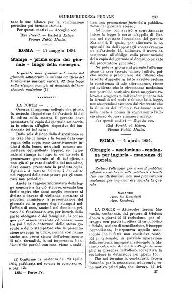 Annali della giurisprudenza italiana raccolta generale delle decisioni delle Corti di cassazione e d'appello in materia civile, criminale, commerciale, di diritto pubblico e amministrativo, e di procedura civile e penale