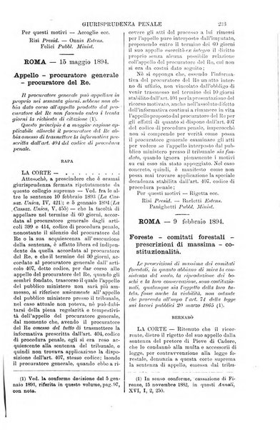 Annali della giurisprudenza italiana raccolta generale delle decisioni delle Corti di cassazione e d'appello in materia civile, criminale, commerciale, di diritto pubblico e amministrativo, e di procedura civile e penale