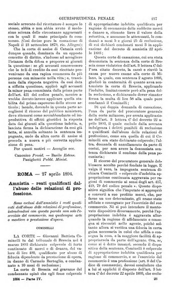 Annali della giurisprudenza italiana raccolta generale delle decisioni delle Corti di cassazione e d'appello in materia civile, criminale, commerciale, di diritto pubblico e amministrativo, e di procedura civile e penale