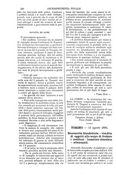 Annali della giurisprudenza italiana raccolta generale delle decisioni delle Corti di cassazione e d'appello in materia civile, criminale, commerciale, di diritto pubblico e amministrativo, e di procedura civile e penale