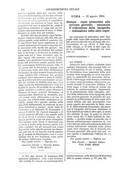 Annali della giurisprudenza italiana raccolta generale delle decisioni delle Corti di cassazione e d'appello in materia civile, criminale, commerciale, di diritto pubblico e amministrativo, e di procedura civile e penale