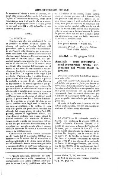 Annali della giurisprudenza italiana raccolta generale delle decisioni delle Corti di cassazione e d'appello in materia civile, criminale, commerciale, di diritto pubblico e amministrativo, e di procedura civile e penale