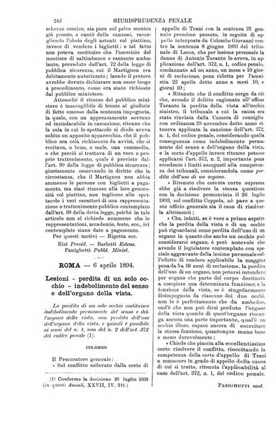 Annali della giurisprudenza italiana raccolta generale delle decisioni delle Corti di cassazione e d'appello in materia civile, criminale, commerciale, di diritto pubblico e amministrativo, e di procedura civile e penale