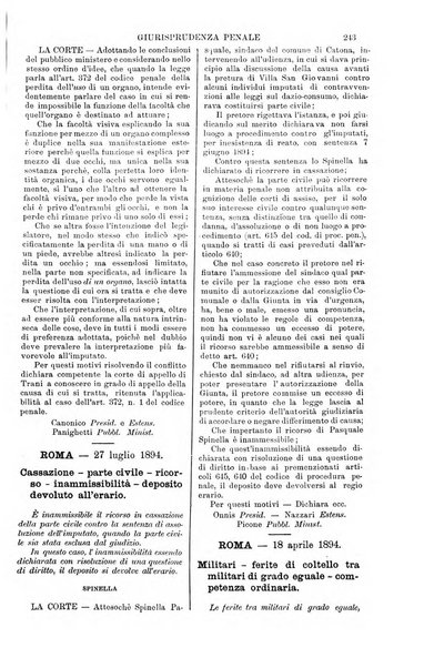 Annali della giurisprudenza italiana raccolta generale delle decisioni delle Corti di cassazione e d'appello in materia civile, criminale, commerciale, di diritto pubblico e amministrativo, e di procedura civile e penale