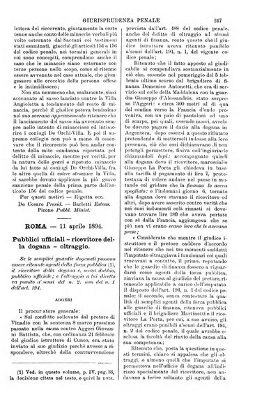 Annali della giurisprudenza italiana raccolta generale delle decisioni delle Corti di cassazione e d'appello in materia civile, criminale, commerciale, di diritto pubblico e amministrativo, e di procedura civile e penale