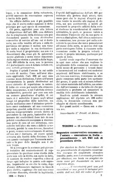 Annali della giurisprudenza italiana raccolta generale delle decisioni delle Corti di cassazione e d'appello in materia civile, criminale, commerciale, di diritto pubblico e amministrativo, e di procedura civile e penale