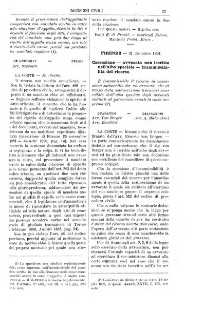 Annali della giurisprudenza italiana raccolta generale delle decisioni delle Corti di cassazione e d'appello in materia civile, criminale, commerciale, di diritto pubblico e amministrativo, e di procedura civile e penale