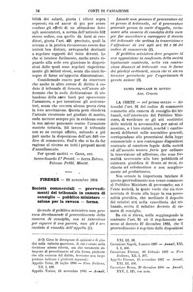 Annali della giurisprudenza italiana raccolta generale delle decisioni delle Corti di cassazione e d'appello in materia civile, criminale, commerciale, di diritto pubblico e amministrativo, e di procedura civile e penale