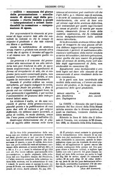 Annali della giurisprudenza italiana raccolta generale delle decisioni delle Corti di cassazione e d'appello in materia civile, criminale, commerciale, di diritto pubblico e amministrativo, e di procedura civile e penale