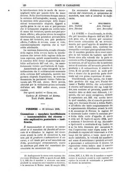 Annali della giurisprudenza italiana raccolta generale delle decisioni delle Corti di cassazione e d'appello in materia civile, criminale, commerciale, di diritto pubblico e amministrativo, e di procedura civile e penale