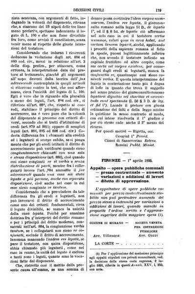 Annali della giurisprudenza italiana raccolta generale delle decisioni delle Corti di cassazione e d'appello in materia civile, criminale, commerciale, di diritto pubblico e amministrativo, e di procedura civile e penale