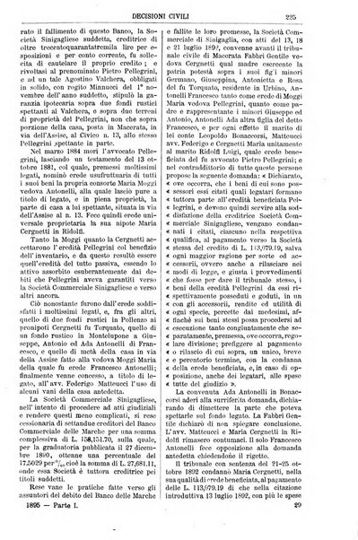 Annali della giurisprudenza italiana raccolta generale delle decisioni delle Corti di cassazione e d'appello in materia civile, criminale, commerciale, di diritto pubblico e amministrativo, e di procedura civile e penale