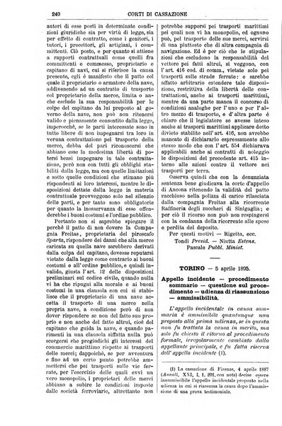 Annali della giurisprudenza italiana raccolta generale delle decisioni delle Corti di cassazione e d'appello in materia civile, criminale, commerciale, di diritto pubblico e amministrativo, e di procedura civile e penale