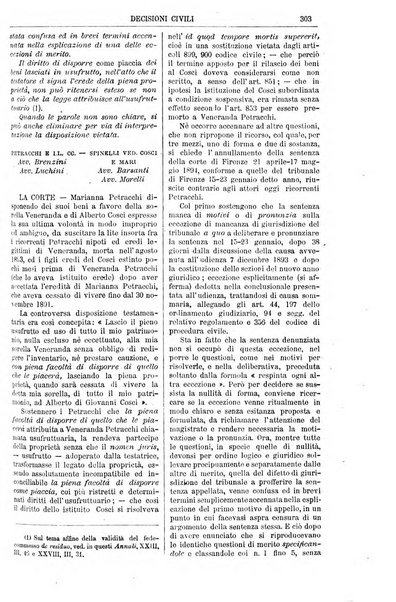 Annali della giurisprudenza italiana raccolta generale delle decisioni delle Corti di cassazione e d'appello in materia civile, criminale, commerciale, di diritto pubblico e amministrativo, e di procedura civile e penale