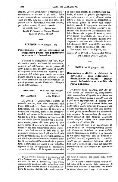 Annali della giurisprudenza italiana raccolta generale delle decisioni delle Corti di cassazione e d'appello in materia civile, criminale, commerciale, di diritto pubblico e amministrativo, e di procedura civile e penale