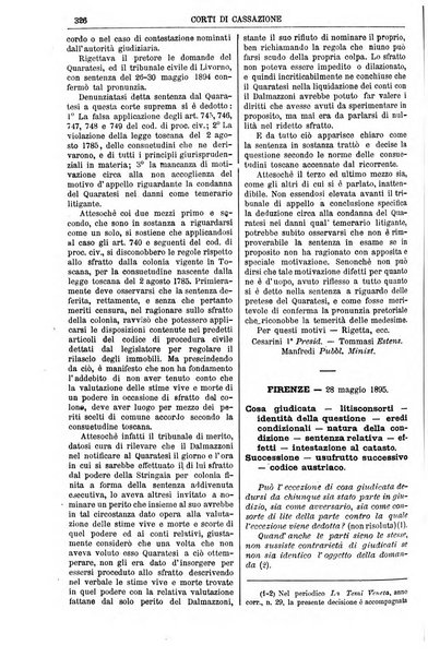 Annali della giurisprudenza italiana raccolta generale delle decisioni delle Corti di cassazione e d'appello in materia civile, criminale, commerciale, di diritto pubblico e amministrativo, e di procedura civile e penale