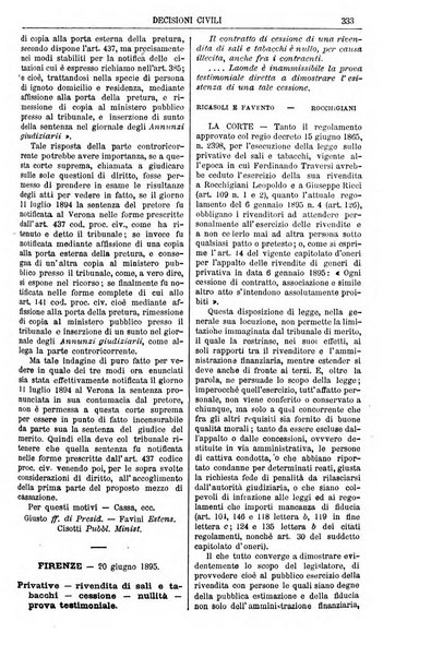 Annali della giurisprudenza italiana raccolta generale delle decisioni delle Corti di cassazione e d'appello in materia civile, criminale, commerciale, di diritto pubblico e amministrativo, e di procedura civile e penale