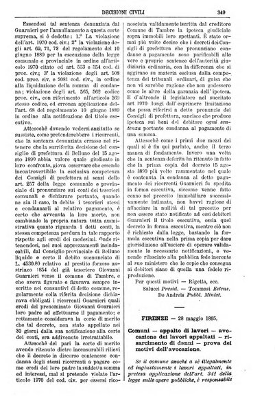 Annali della giurisprudenza italiana raccolta generale delle decisioni delle Corti di cassazione e d'appello in materia civile, criminale, commerciale, di diritto pubblico e amministrativo, e di procedura civile e penale