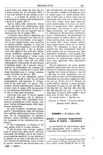 Annali della giurisprudenza italiana raccolta generale delle decisioni delle Corti di cassazione e d'appello in materia civile, criminale, commerciale, di diritto pubblico e amministrativo, e di procedura civile e penale