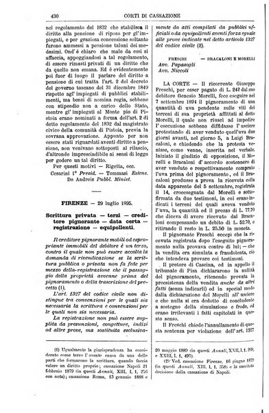 Annali della giurisprudenza italiana raccolta generale delle decisioni delle Corti di cassazione e d'appello in materia civile, criminale, commerciale, di diritto pubblico e amministrativo, e di procedura civile e penale