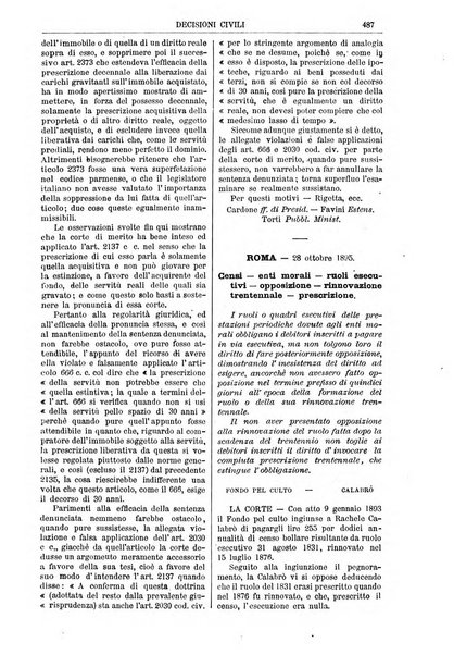 Annali della giurisprudenza italiana raccolta generale delle decisioni delle Corti di cassazione e d'appello in materia civile, criminale, commerciale, di diritto pubblico e amministrativo, e di procedura civile e penale