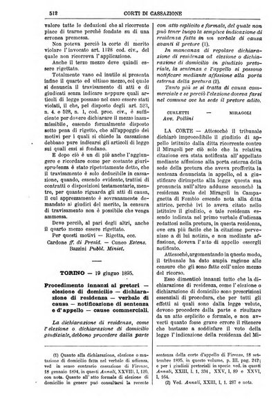 Annali della giurisprudenza italiana raccolta generale delle decisioni delle Corti di cassazione e d'appello in materia civile, criminale, commerciale, di diritto pubblico e amministrativo, e di procedura civile e penale