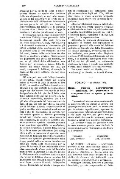 Annali della giurisprudenza italiana raccolta generale delle decisioni delle Corti di cassazione e d'appello in materia civile, criminale, commerciale, di diritto pubblico e amministrativo, e di procedura civile e penale