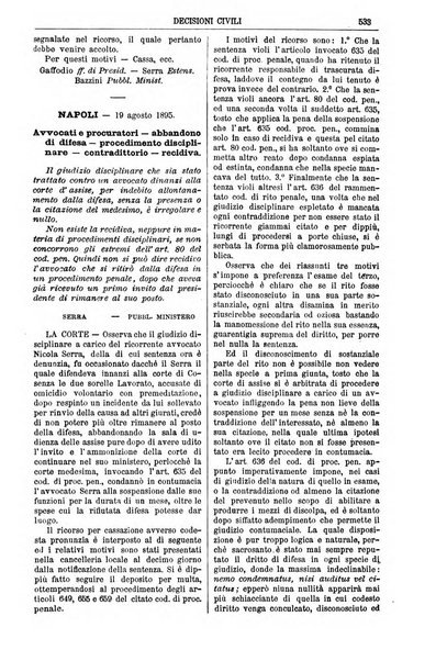 Annali della giurisprudenza italiana raccolta generale delle decisioni delle Corti di cassazione e d'appello in materia civile, criminale, commerciale, di diritto pubblico e amministrativo, e di procedura civile e penale