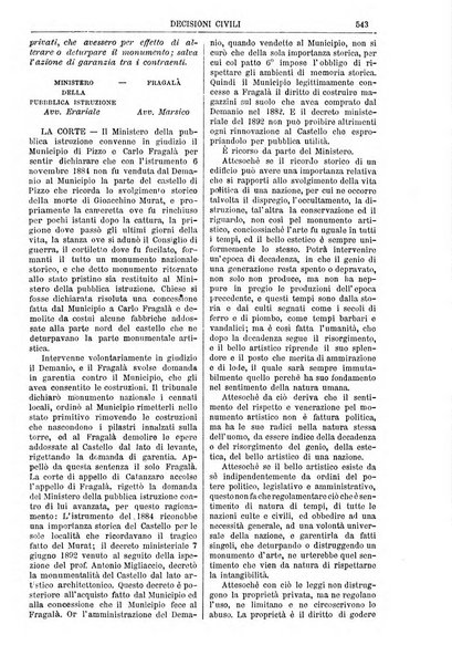 Annali della giurisprudenza italiana raccolta generale delle decisioni delle Corti di cassazione e d'appello in materia civile, criminale, commerciale, di diritto pubblico e amministrativo, e di procedura civile e penale