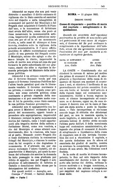 Annali della giurisprudenza italiana raccolta generale delle decisioni delle Corti di cassazione e d'appello in materia civile, criminale, commerciale, di diritto pubblico e amministrativo, e di procedura civile e penale