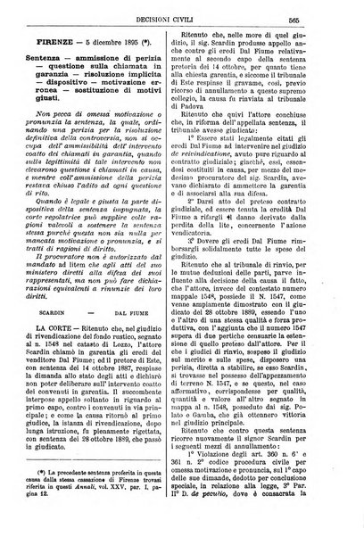 Annali della giurisprudenza italiana raccolta generale delle decisioni delle Corti di cassazione e d'appello in materia civile, criminale, commerciale, di diritto pubblico e amministrativo, e di procedura civile e penale