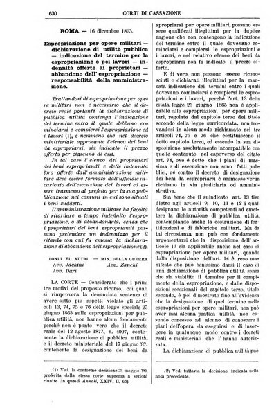 Annali della giurisprudenza italiana raccolta generale delle decisioni delle Corti di cassazione e d'appello in materia civile, criminale, commerciale, di diritto pubblico e amministrativo, e di procedura civile e penale