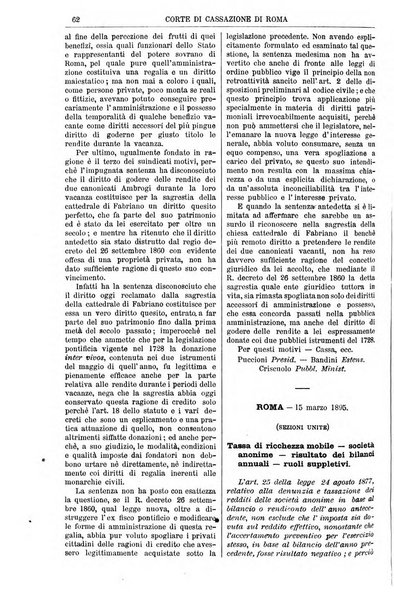 Annali della giurisprudenza italiana raccolta generale delle decisioni delle Corti di cassazione e d'appello in materia civile, criminale, commerciale, di diritto pubblico e amministrativo, e di procedura civile e penale