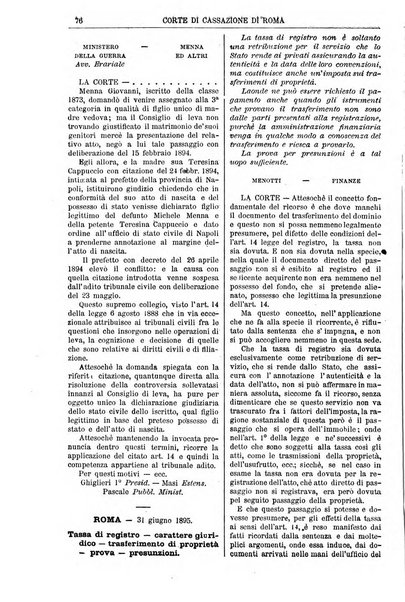 Annali della giurisprudenza italiana raccolta generale delle decisioni delle Corti di cassazione e d'appello in materia civile, criminale, commerciale, di diritto pubblico e amministrativo, e di procedura civile e penale