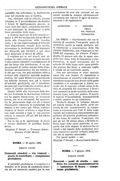 Annali della giurisprudenza italiana raccolta generale delle decisioni delle Corti di cassazione e d'appello in materia civile, criminale, commerciale, di diritto pubblico e amministrativo, e di procedura civile e penale