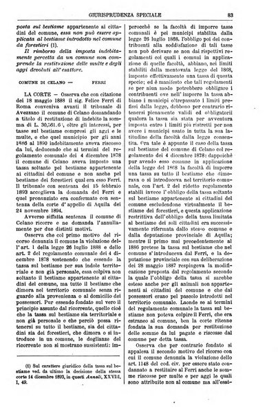 Annali della giurisprudenza italiana raccolta generale delle decisioni delle Corti di cassazione e d'appello in materia civile, criminale, commerciale, di diritto pubblico e amministrativo, e di procedura civile e penale