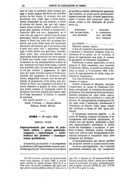 Annali della giurisprudenza italiana raccolta generale delle decisioni delle Corti di cassazione e d'appello in materia civile, criminale, commerciale, di diritto pubblico e amministrativo, e di procedura civile e penale