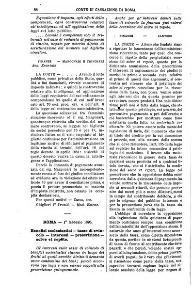 Annali della giurisprudenza italiana raccolta generale delle decisioni delle Corti di cassazione e d'appello in materia civile, criminale, commerciale, di diritto pubblico e amministrativo, e di procedura civile e penale